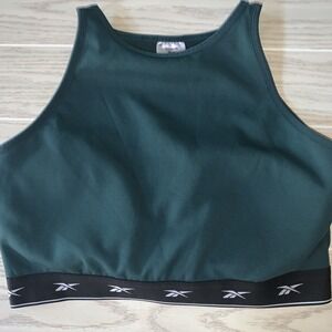 Reebok Womens Speed wick Green‎ Bra 1X